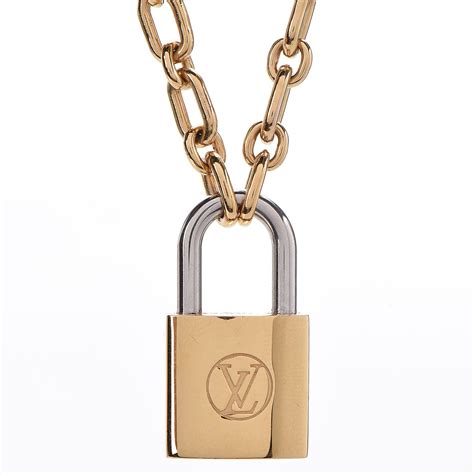 kette gold louis vuitton|louis vuitton padlock necklaces.